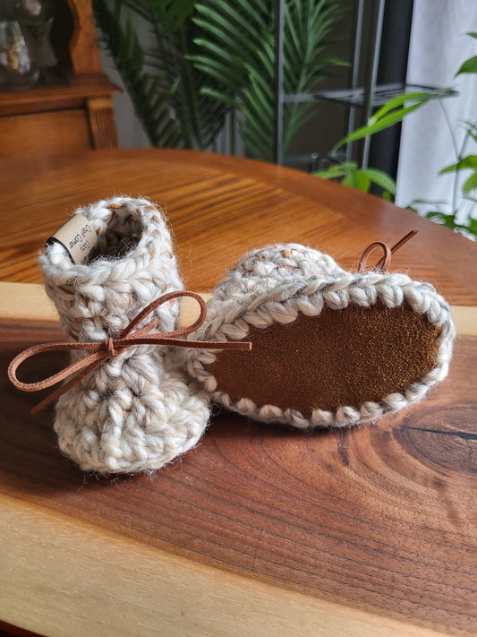 Baby Booties - Suede Sole