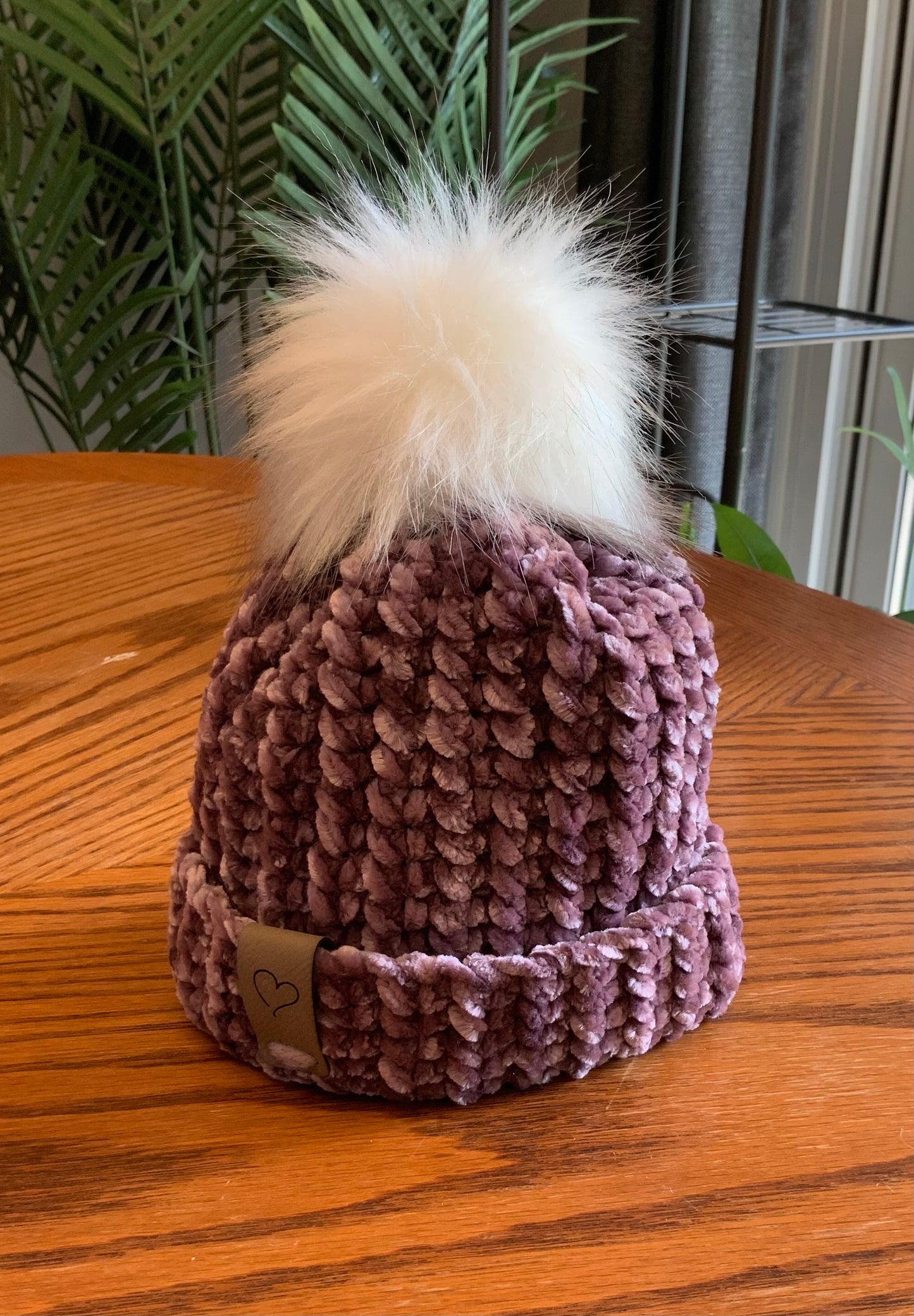 Velvet Single Pom Beanie