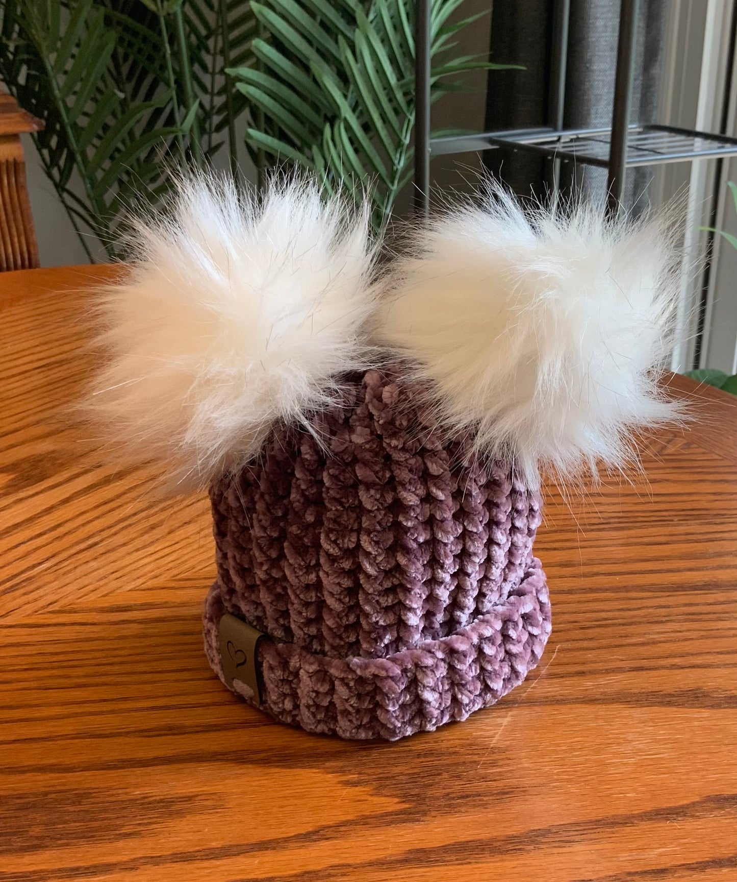Velvet Double Pom Beanie