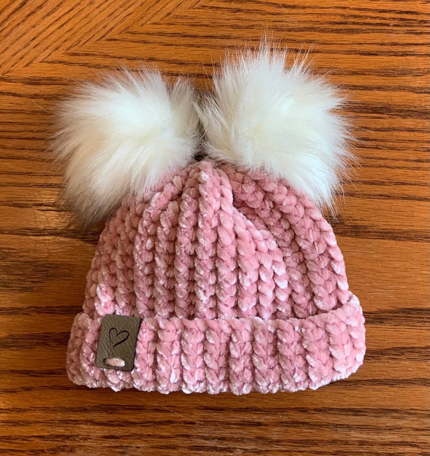 Velvet Double Pom Beanie