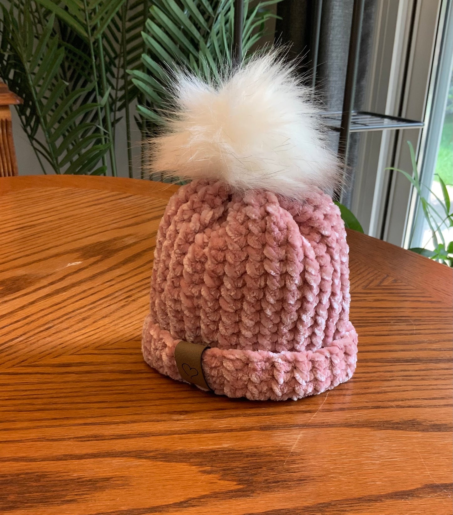 Velvet Single Pom Beanie