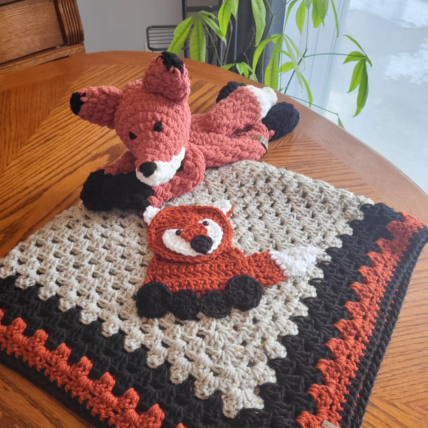 Crochet Baby Blanket - Fox Baby Blanket - Made to Order
