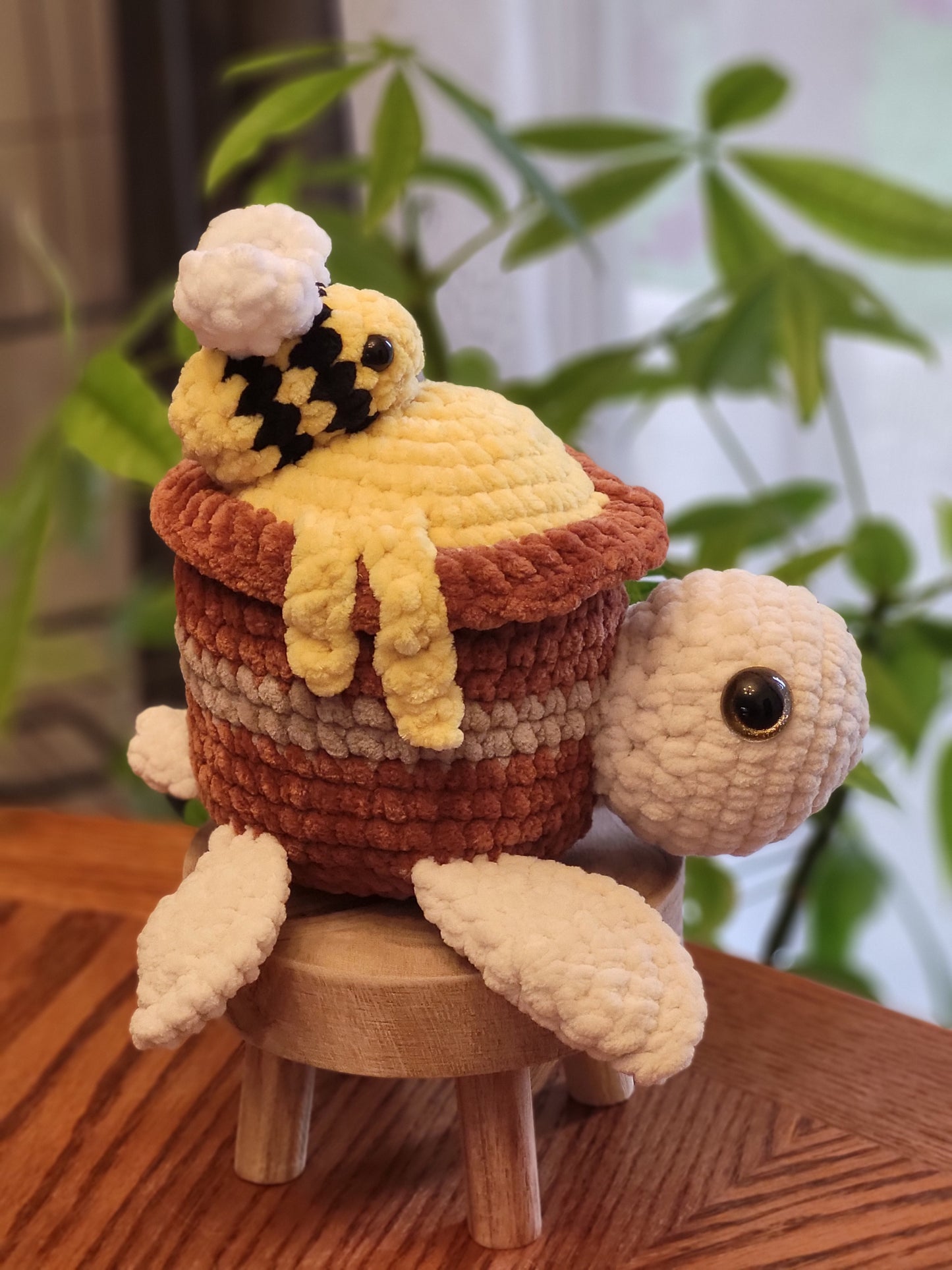 Honey Bee Turtle - Plush