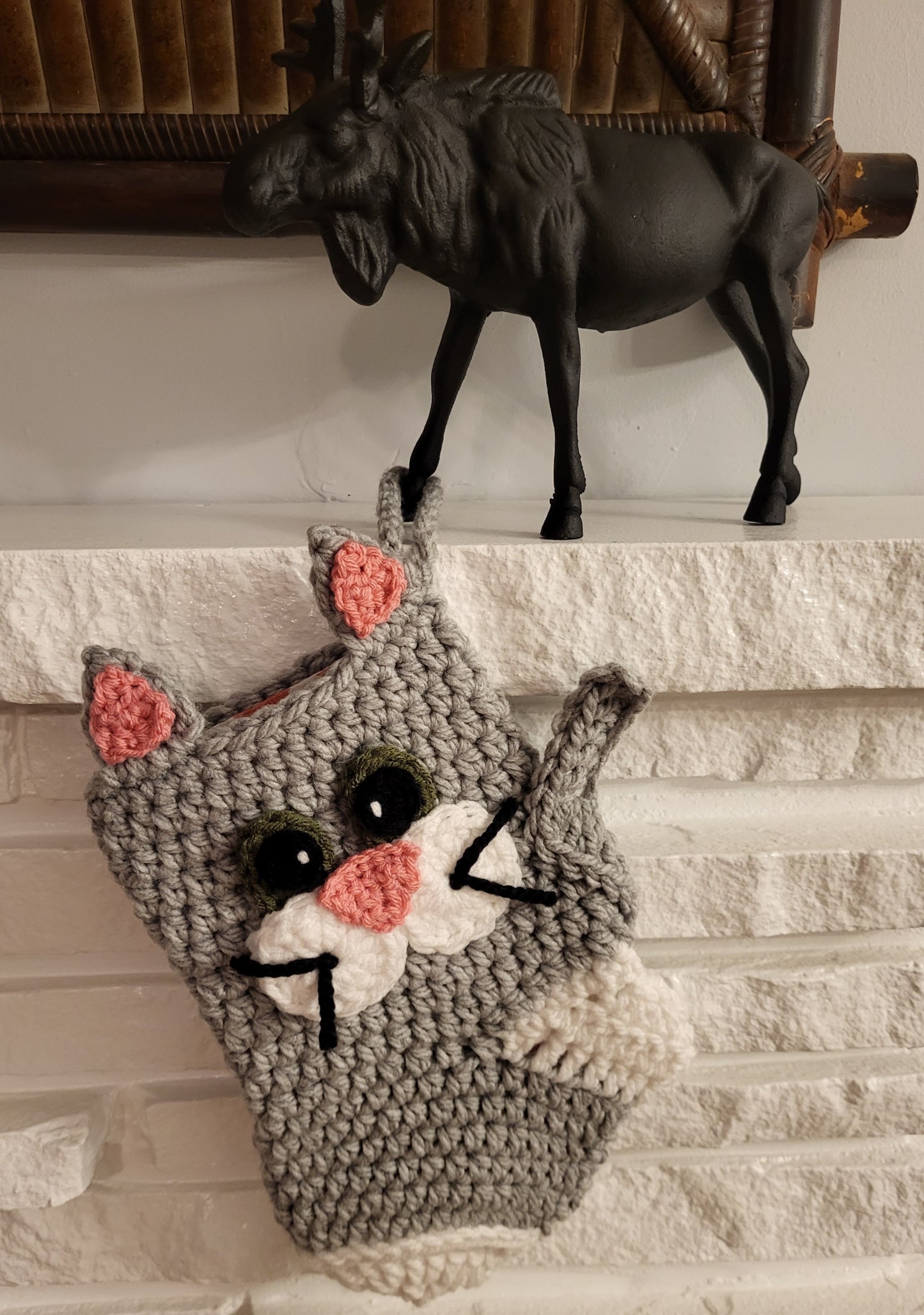 Kitty Christmas Stocking - Cat Stocking