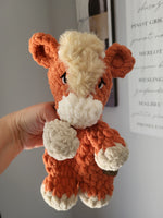 Itty Charlie Highland Cow Snuggler - Baby