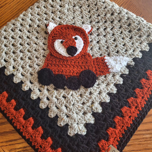 Crochet Baby Blanket - Fox Baby Blanket - Made to Order