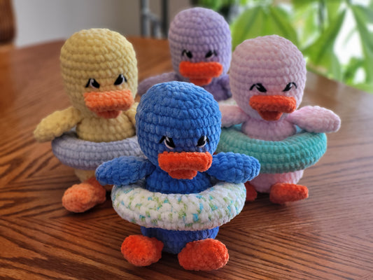 Duck with Floatie Tube