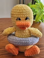 Duck with Floatie Tube