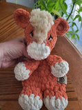 Itty Charlie Highland Cow Snuggler - Baby